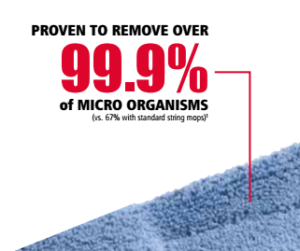 microbibre removes 99% of bacteria