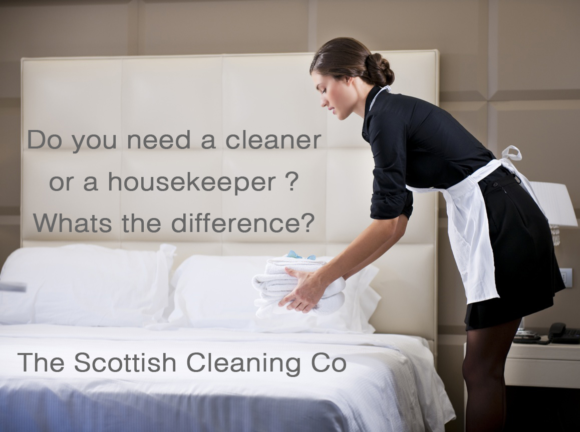Do I need a housekeeper or a cleaner ? What’s the difference anyway?